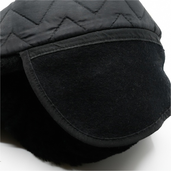 STETSON Vintage Genuine Lambskin Fur Cossack Hat in Black Size L Made in Canada - Picture 10 of 11